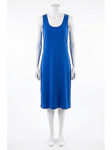 Tommy Bahama Women's Draper Ponte Sleeveless Midi Dress in Mazarine Blue (view 2)