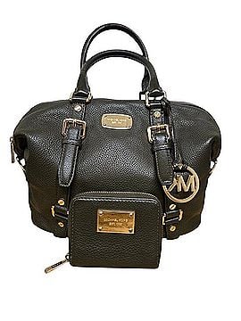 Michael Kors Bedford Satchel Leather Satchel (view 1)
