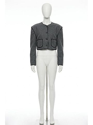 Parentezi Lea Cape Jacket in Grey (view 1)
