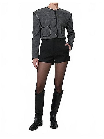 Parentezi Lea Cape Jacket in Grey (view 2)