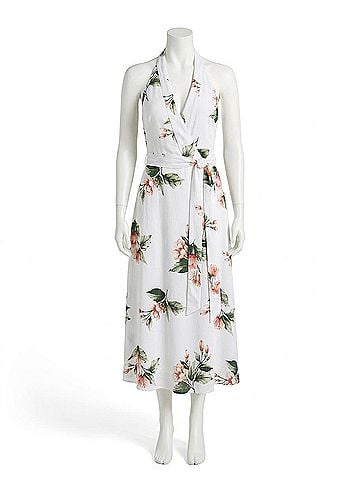 Tommy Bahama Florentina Flourish Midi Dress in White Floral (view 1)