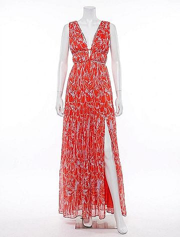 Astr Pescadero Dress in Red And Grey (view 1)