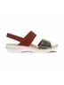 Revere Brown Women's Como Adjustable Slingback Sandal in Cognac/Peacock Python Size 11 (wide) - photo 1
