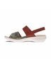 Revere Brown Women's Como Adjustable Slingback Sandal in Cognac/Peacock Python Size 11 (wide) - photo 2