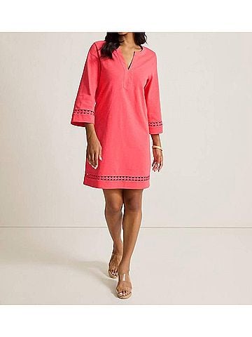 Tommy Bahama Sunset Harbor Dress in Melon Berry (view 2)