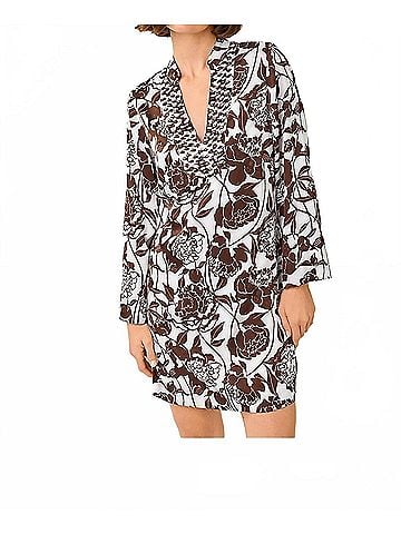 Lilly Pulitzer Irella Caftan Mini Dress in Resort White Marni (view 2)