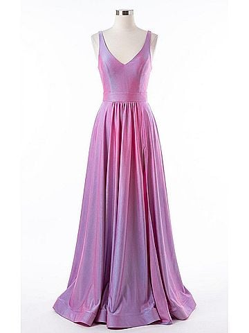 Jessica Angel Jersey A-Line With Slit Dress in Blossom (view 1)