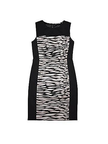 T Tahari Dakota Women Dress in Black/White (view 1)