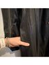 Ashley Stewart 100% Polyurethane 100% Polyester Black Coat Size XXL - photo 8