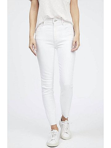 Socialite Skinny Jean in White (view 2)