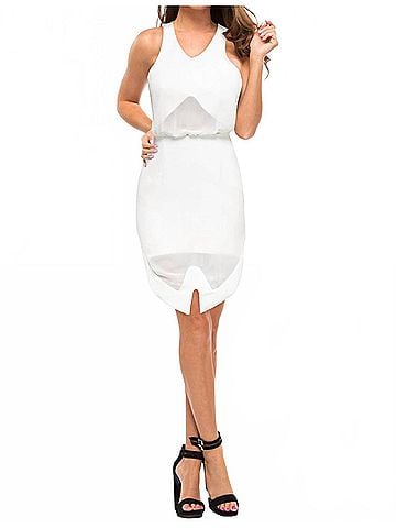 C/MEO Collective Women's Sun And Moon Dress in White (view 2)