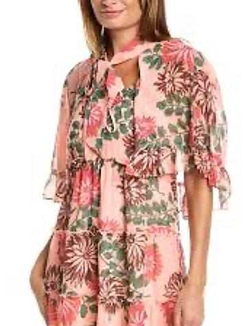 Julie Brown Elyse Dress in Pink Adios (view 2)