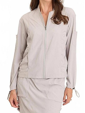 Wearables Bach 4 Way Stretch Bomber Jacket in Arctic (view 2)
