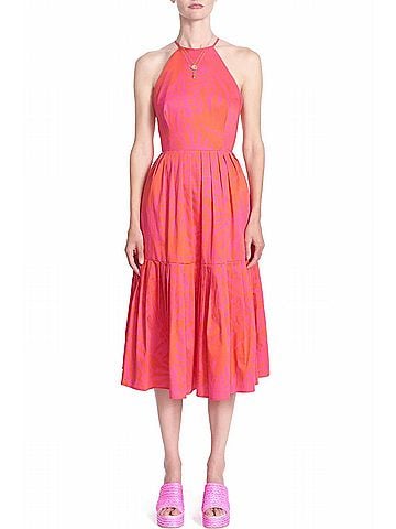 Corey Lynn Calter Chrisley Dress in Flamingo (view 2)