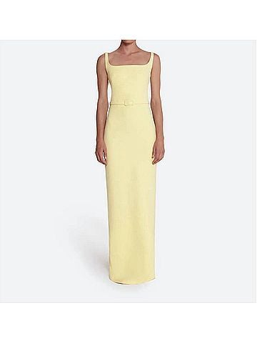 Safiyaa Women's Kristena Gown in Yellow (view 2)