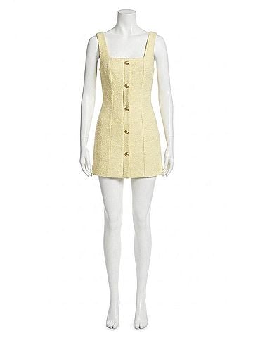 Corey Lynn Calter Dita Tweed Dress in Bamboo (view 1)