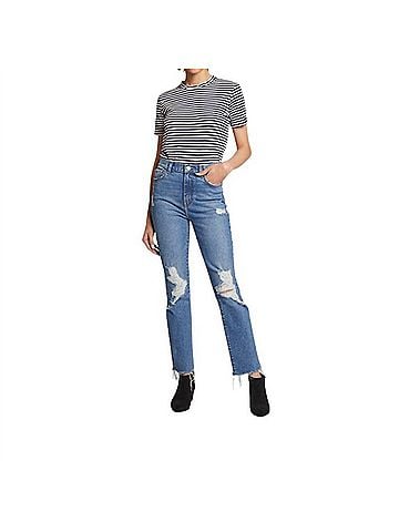Current/Elliott Soulmate Pinyon Jeans in Blue (view 2)