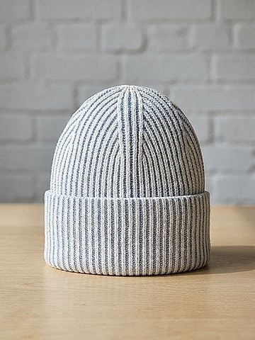 Varley Women's Dionne Plated Beanie in Blue (view 2)