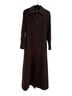 DKNY 90% Wool 10% Cashmere 100% Acetate Brown Coat Size 4 - photo 1