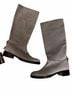 Reed Krakoff 100% Leather Gray Boots Size EU 37 - photo 3