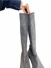 Reed Krakoff 100% Leather Gray Boots Size EU 37 - photo 8