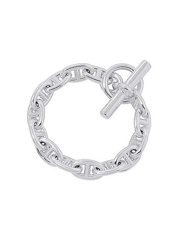 Hermès Hermes Chaine d'Ancre MM Bracelet, 14 links, SV925 Silver. (HERMES d'Ancre) (view 1)