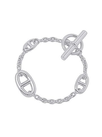 Hermès Hermes Chaine d'Ancre Farandole Bracelet, SV925 Silver, Size ST. (HERMES Farandole) (view 1)