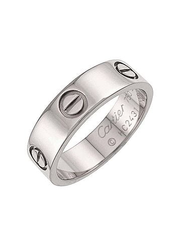 Cartier Cartier Love Ring #56, 18K WG (White Gold 750) (view 1)