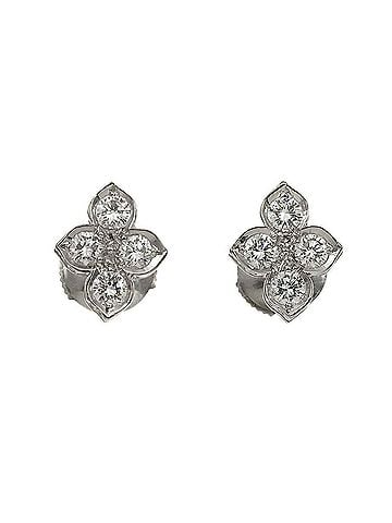 Cartier Cartier Hindu Diamond Earrings, 18K White Gold (750), Pierced Earrings (view 1)