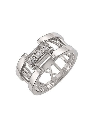 Tiffany & Co. Tiffany &amp; Co. Atlas Diamond Ring, 18K White Gold (750) (view 1)