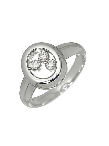Chopard Chopard Happy Diamond Ring, 18K White Gold (750), Diamonds (view 1)