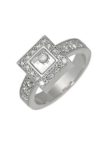 Chopard Chopard Happy Diamonds 1 Ring, 18K WG (White Gold 750) (view 1)