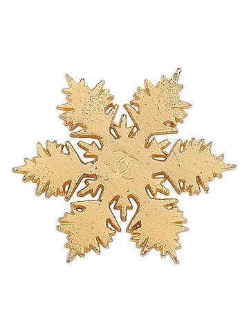 Chanel Chanel Brooch Coco Mark Snowflake Metal 01 A CHANEL BROACH (view 1)