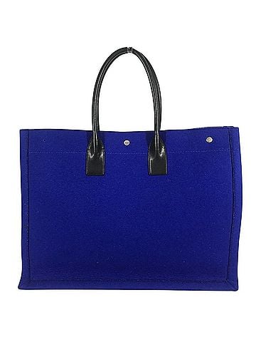 Yves Saint Laurent Yves Saint Laurent SAINT LAURENT PARIS 509415 RIVE GAUCHE Shoulder Bag/Tote Bag, Felt Leather, Men's/Women's, Blue (view 2)