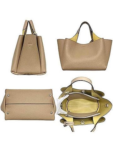 Tod's Tod's Leather Mini Handbag, T-Timeless, XBWAPAFL100QRI4L63 P26 AO54, TOD’S Leather, Natural Beige, Yellow, Women's. (view 2)