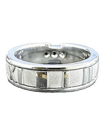 Tiffany & Co. Tiffany &amp; Co. Atlas Ring, Diamond 750, 7.02g, K18WG (18K White Gold) (view 2)