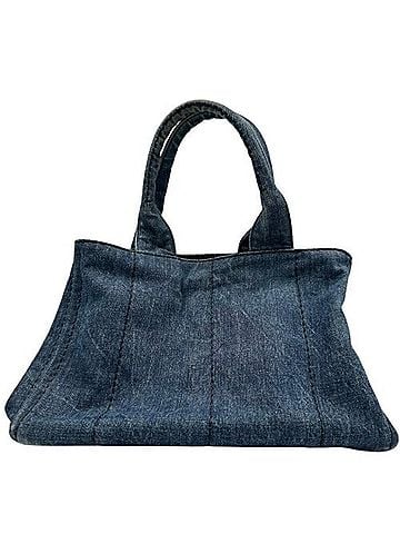 Prada PRADA Canapa Denim Bag Handbag (view 2)