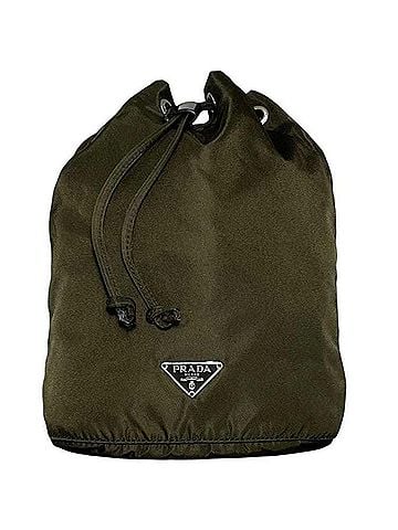 Prada Prada Vera Pouch MV369 7 PRADA Nylon TUNDRA Khaki Green Dark Women's (view 1)