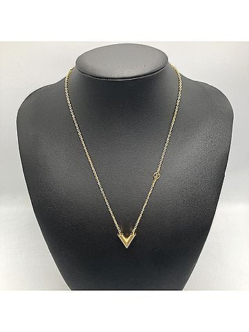 Louis Vuitton Louis Vuitton M00857 Essential V Necklace GP (view 2)
