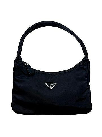 Prada PRADA Tessuto Sport Mini Hobo Bag MV515 Nylon Black Women's (view 1)