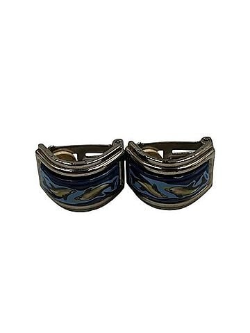 Hermès HERMES enamel earrings (view 2)