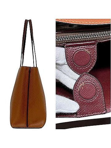 Coach Coach Tote Bag, Colorblock Willow C0692, COACH Leather, Brown, Women's (view 2)