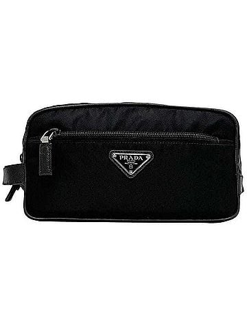 Prada Prada Tessuto Second Bag 2NA8192DMH 236 PRADA Nylon Saffiano Leather NERO Black Men's (view 1)
