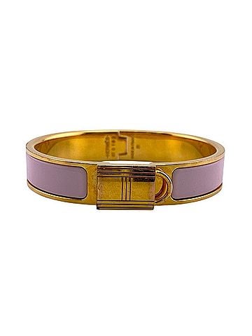 Hermès Hermes Click Cadena Bangle Bracelet GP Pink Gold Women's (view 1)