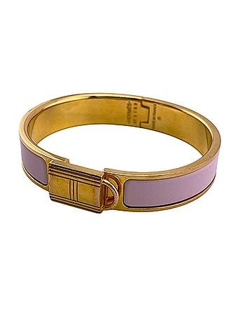 Hermès Hermes Click Cadena Bangle Bracelet GP Pink Gold Women's (view 2)