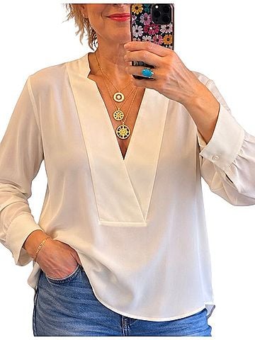 Lumiere Long Sleeve Blouse (view 1)