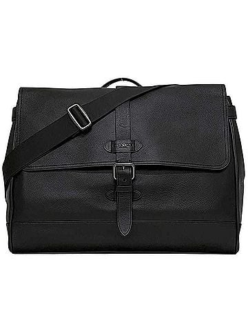 Coach Coach Hudson Shoulder Bag F23204 COACH Leather Black Men's Crossbody (view 1)