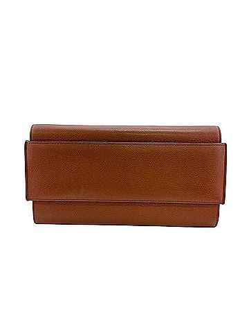 Hermès HERMES Hermes Passant Long Leather Wallet Brown Women's (view 1)