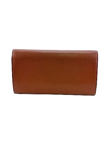 Hermès HERMES Hermes Passant Long Leather Wallet Brown Women's (view 2)