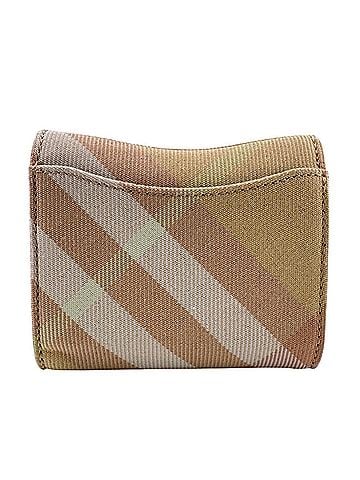 Burberry Burberry Rocking Horse Canvas x Leather Bi-fold Wallet, Pink Green, Women's (view 2)